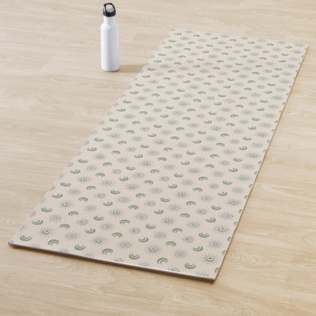 Tapis De Yoga Soleil et Lune en Harmonie ! (En situation)