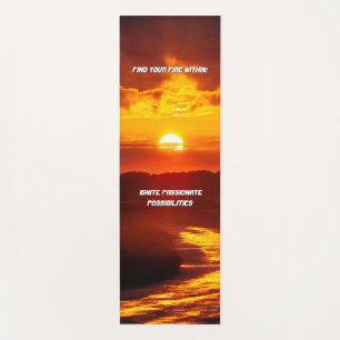 Tapis De Yoga Soleil Inspirant