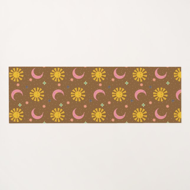 Tapis De Yoga Soleil lune  (Dos (Horizontal))