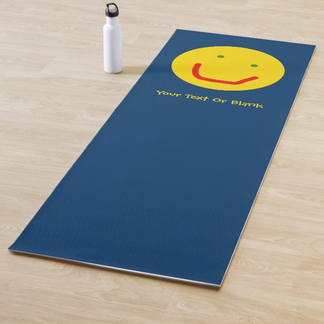 Tapis De Yoga Soleil souriant visage heureux (En situation)