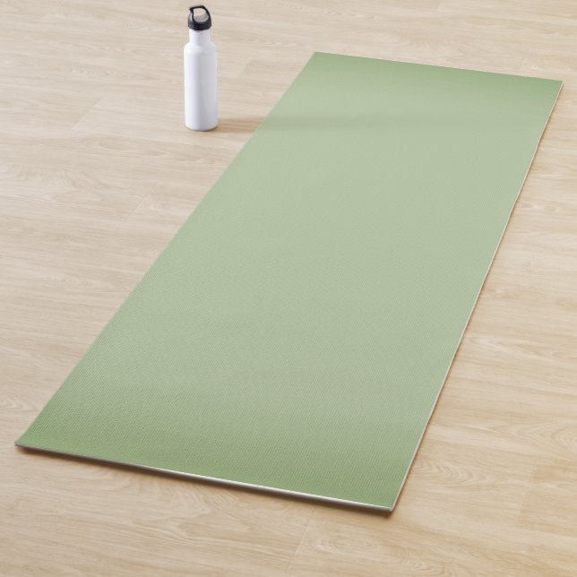 Tapis De Yoga Solid Jade Green Celadon  (En situation)