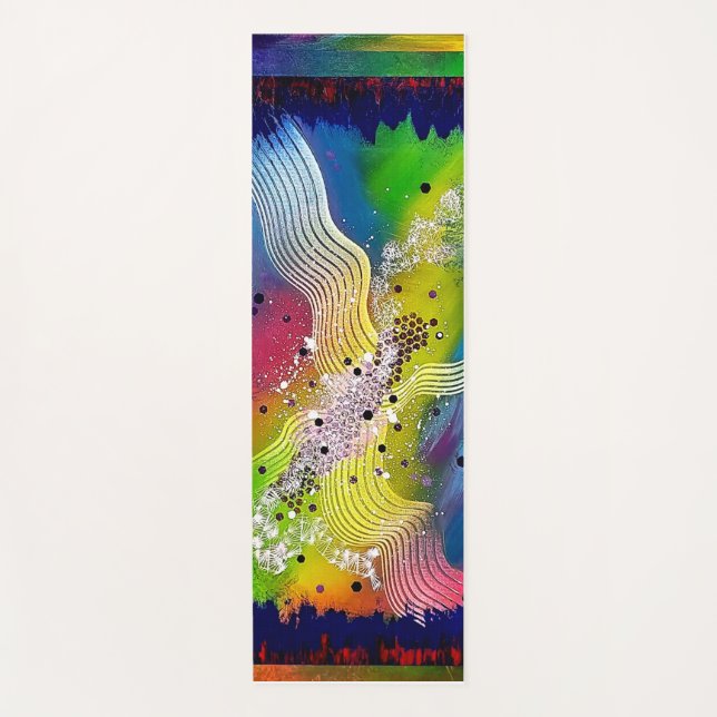 Tapis De Yoga SONGE de Christèle Chabrette (Devant)