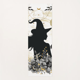 Tapis De Yoga Sorcière contemporaine d'Halloween 3