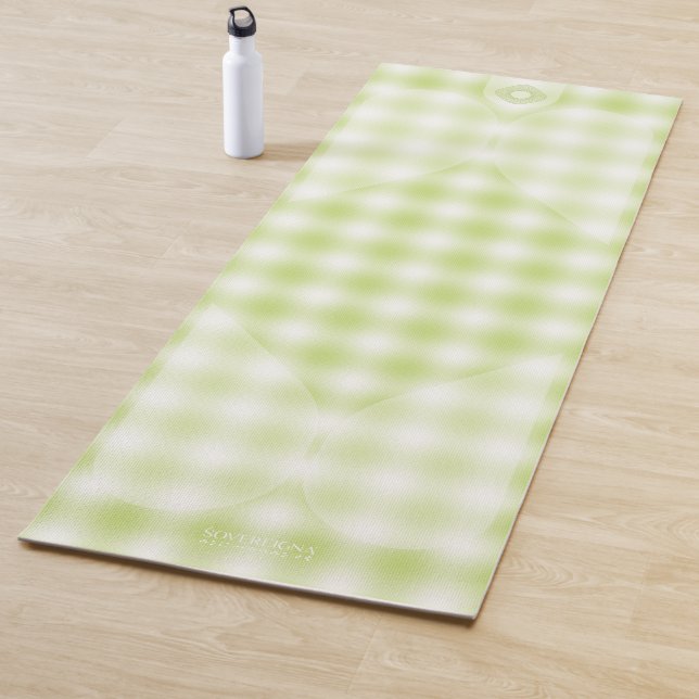 Tapis De Yoga Sovereigna® Loka Citrus Glaze Magique Yoga Mat (En situation)