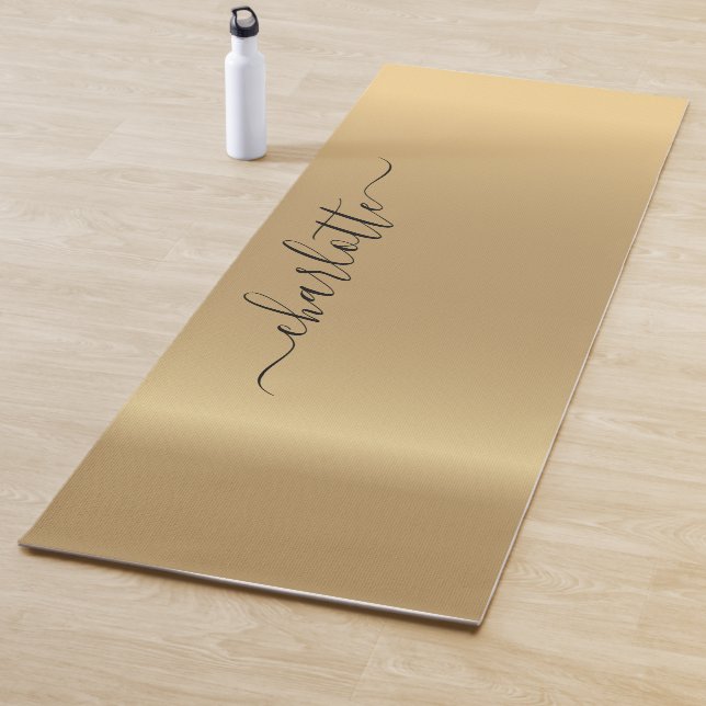 Tapis De Yoga Spécifique au client, or (Imiter) (En situation)