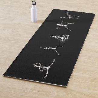 Tapis De Yoga Squelette Halloween Gothique Mort à l'intérieur Dr