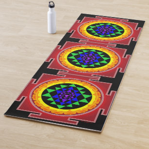 Tapis De Yoga Sri Yantra /Sri Chakra