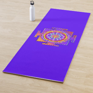 Tapis De Yoga Sri Yantra - Symbole hindouiste Design 1