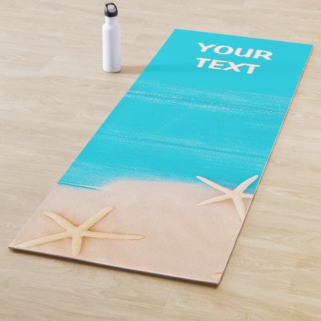 Tapis de yoga Starfish Beach Ocean (En situation)