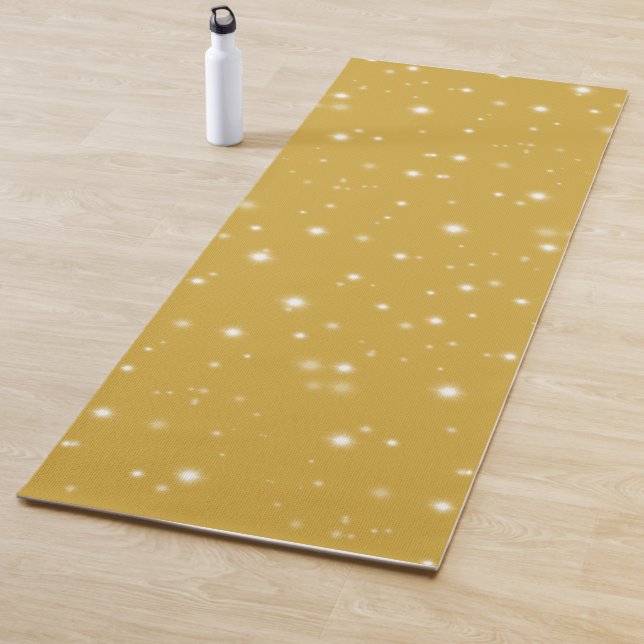 Tapis De Yoga Starlight Boho Gold (En situation)