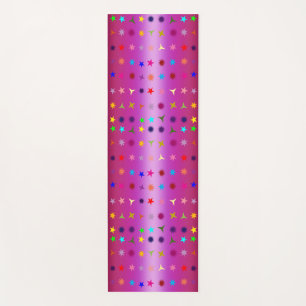 Tapis De Yoga Stars Colorés Yoga Rose Mat