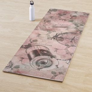 Tapis De Yoga Steampunk romantique   Ephémère Vintage antique