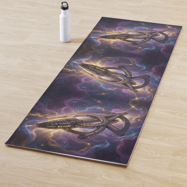 Tapis De Yoga Stellar Path – Journey Through the Universe´14 (En situation)