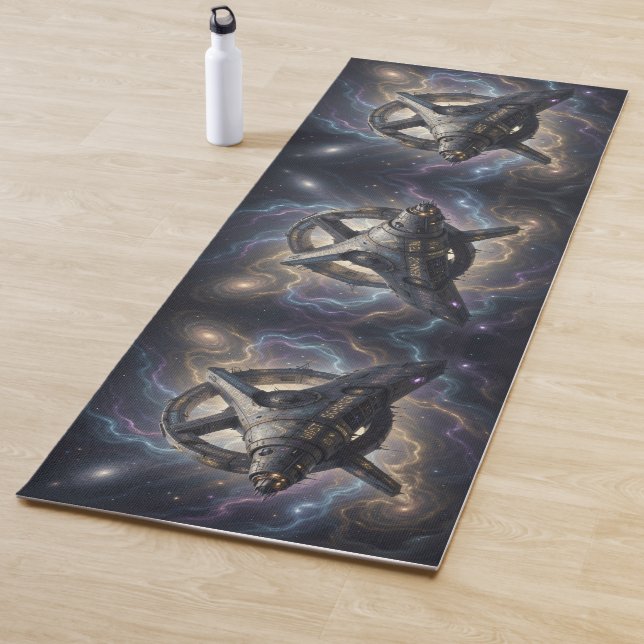 Tapis De Yoga Stellar Path – Journey Through the Universe´7 (En situation)