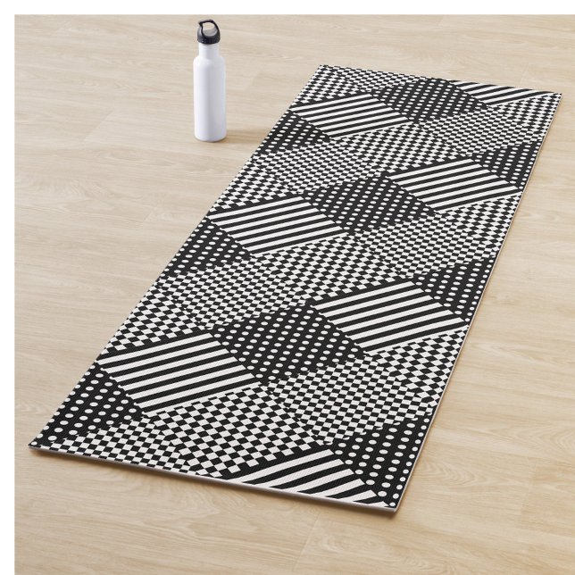 Tapis De Yoga Stripes Check Harlequin Pois Conception mixte (Créateur téléchargé)