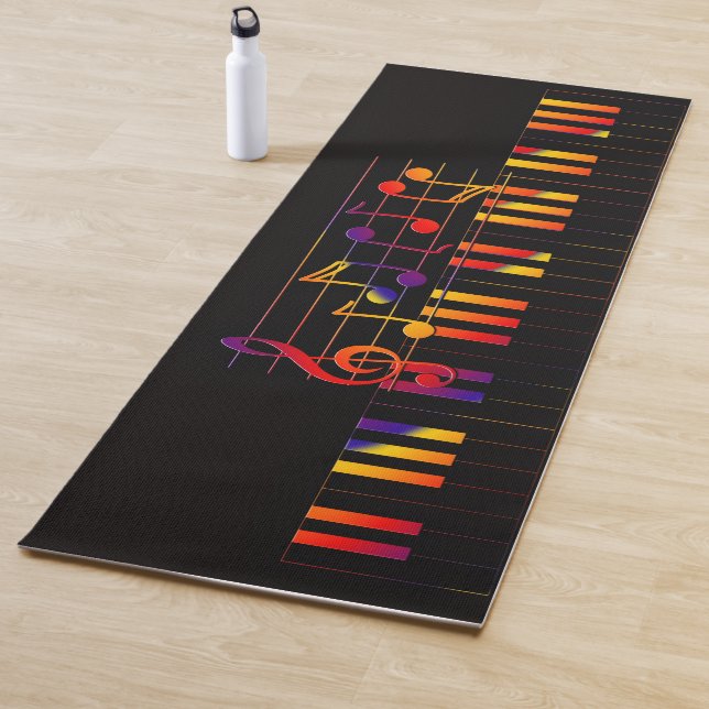 Tapis De Yoga  Stylish Musical Keyboard (En situation)