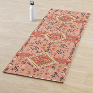 Tapis De Yoga Sun-Kissed Hand-Drawn Moroccan Tribal Art