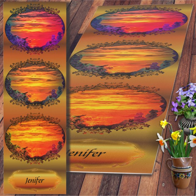 Tapis De Yoga Sunset Plaza Marina 2584 (Créateur téléchargé)