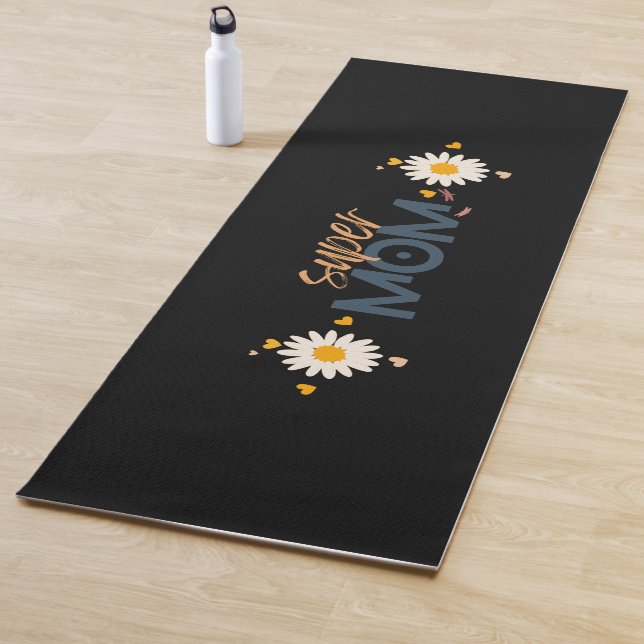 Tapis De Yoga Super MOM Fleur (En situation)