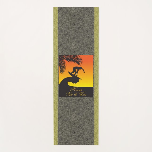 Tapis De Yoga Surf : Hawaii Yoga Mat (Devant)