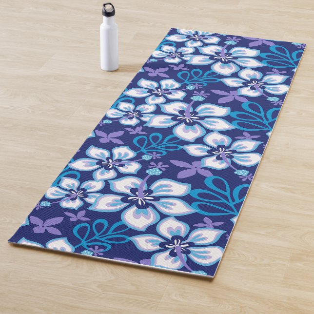 Tapis De Yoga Surf JUNGLE (COMBO BLEU) (En situation)