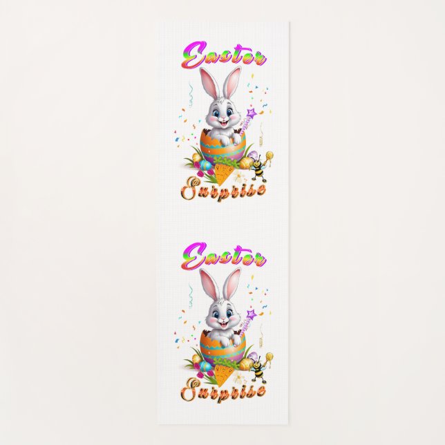 Tapis De Yoga Surprise de Pâques (Devant)