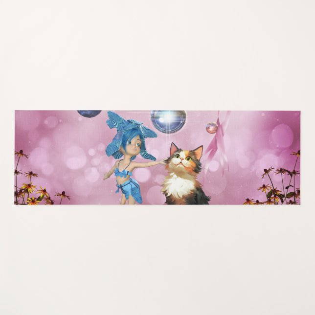Tapis De Yoga Sweet fairy (Devant (Horizontal))