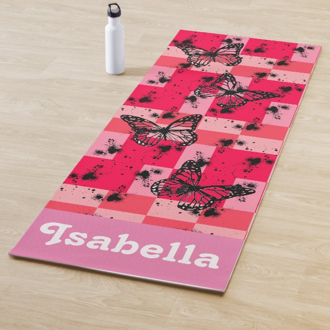 Tapis De Yoga Sweet Modern candy abstract art (En situation)