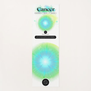 Tapis De Yoga Symbole moderne Zodiaque Cancer Quote d'eau Élémen
