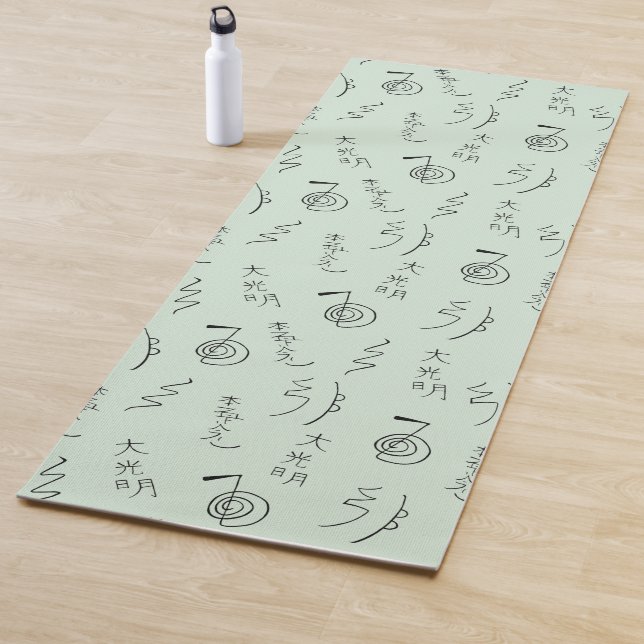 Tapis De Yoga Symboles Reiki Motif - Reiki Guérison (En situation)