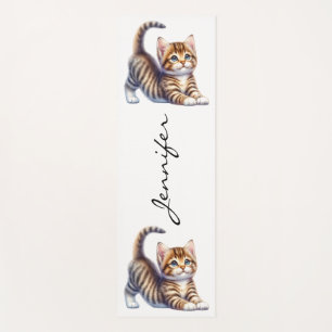 Tapis De Yoga Tabby Cat Yoga Mat
