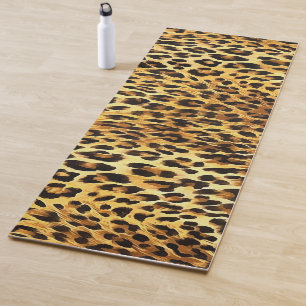Tapis De Yoga Tableau Motif de Camouflage de tôles léopard