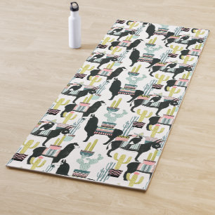 Tapis De Yoga Taco à propos d'amour   Motif Llama & Donkey
