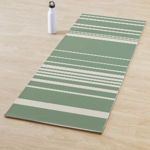 Tapis De Yoga Tailles complexes en vert