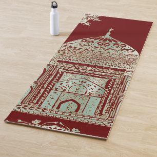 Tapis De Yoga Taj Mahal - Style bohémien oriental