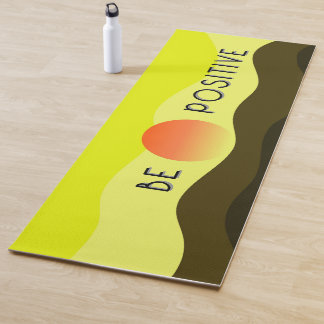 Tapis De Yoga Tapisserie de yoga « Be Positive » simple et moder