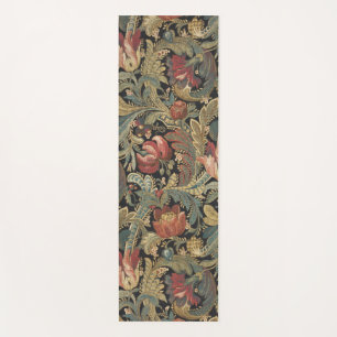 Tapis De Yoga Tapisserie florale riche Brocade Damask