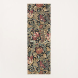 Tapis De Yoga Tapisserie florale Vintage riche Brocade Damask 19