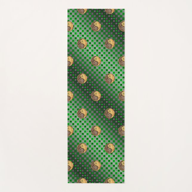 Tapis De Yoga Taureau & Lapin de Feu (Devant)