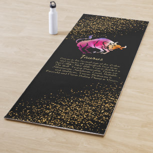 Tapis De Yoga Taurus le Signe Zodiaque