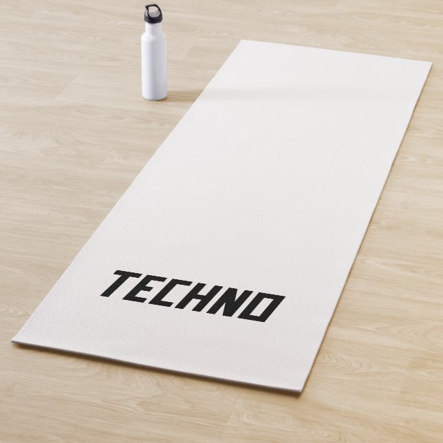 Tapis De Yoga TECHNO Music (En situation)