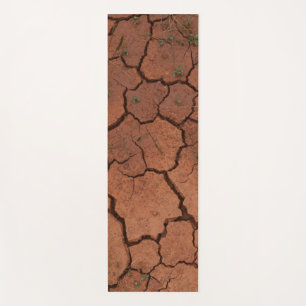 Tapis De Yoga terrain sec et fissuré