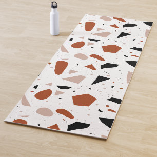 Tapis De Yoga Terrazzo moderne Géométrique Esthétique Boho Yoga