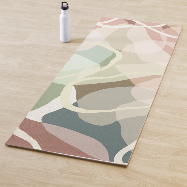 Tapis De Yoga Terre Abstraite (En situation)