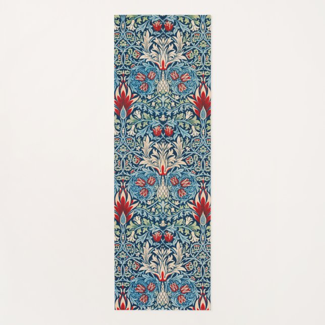 Tapis De Yoga Tête de serpent, William Morris (Devant)