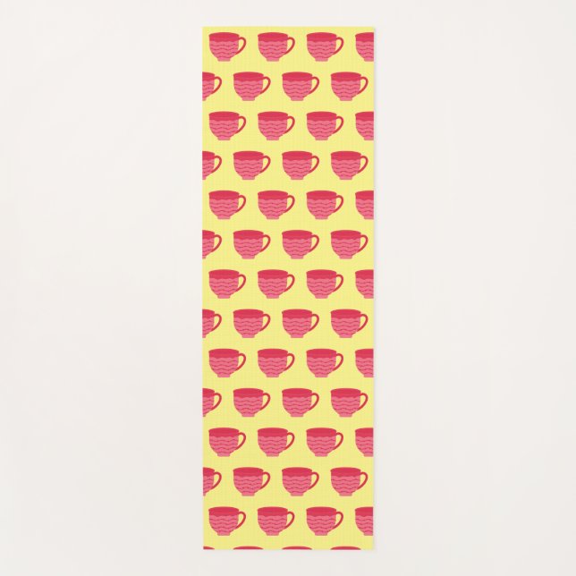 Tapis De Yoga Teups roses (Devant)
