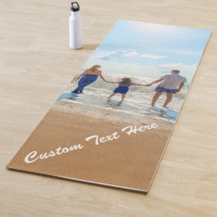 Tapis De Yoga Texte Photo Personnalisé Yoga Mat Unique Votre Con