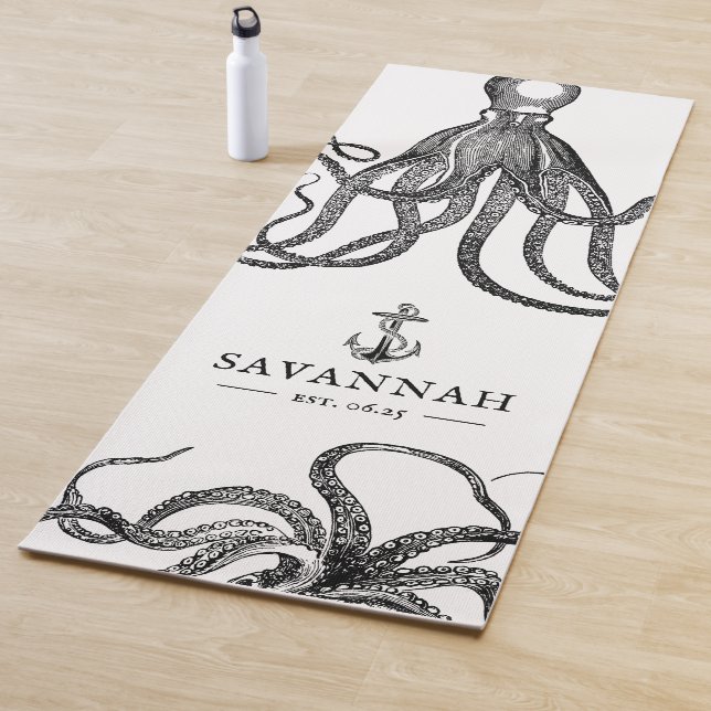 Tapis De Yoga Tide's Tentacles | Thème Octopus (En situation)