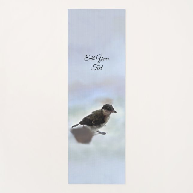 Tapis De Yoga Tidi my Bird le Parus Major (Devant)