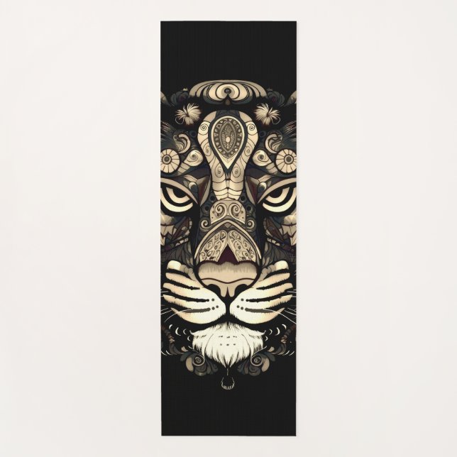 Tapis De Yoga Tigre d'or (Devant)